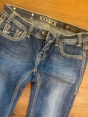 Rock & Roll Blue Women's Low Rise Jeans 27x32